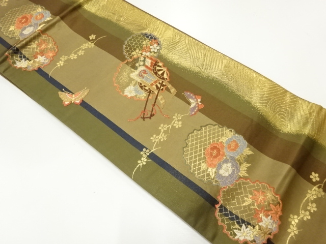 Japanese Kimono / Fukuro Obi Silk